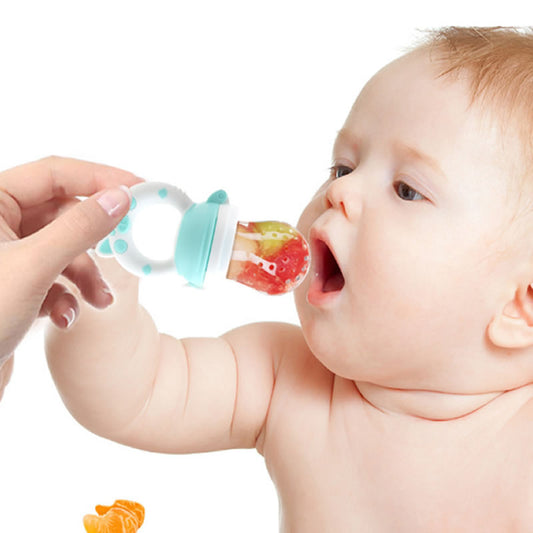 Tétine d'Alimentation pour Bébé, Extracteur de Jus, Sucette en Silicone, Fruits, Légumes